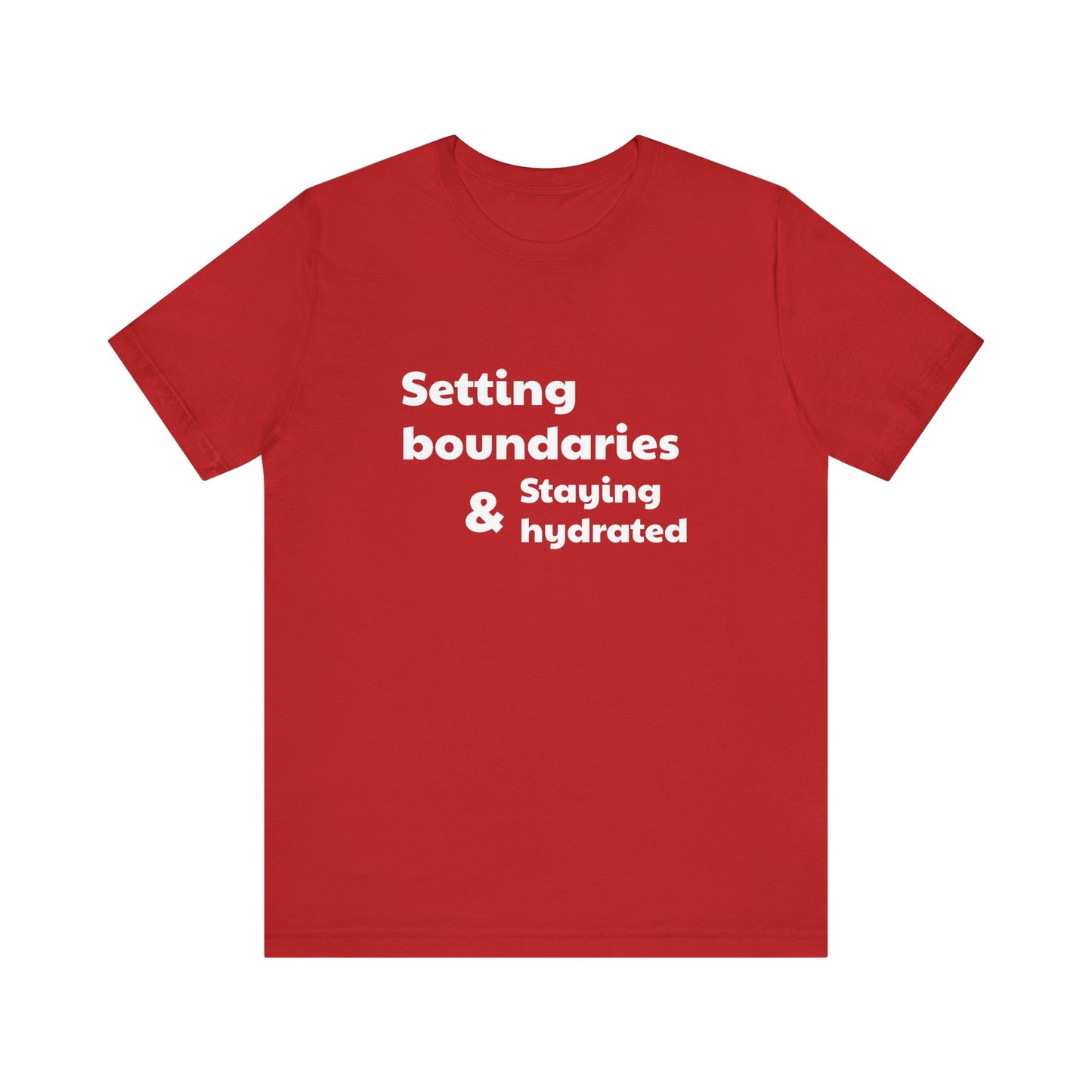 Setting Boundaries Unisex Jersey Short Sleeve Tee