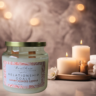 Signature Luxury Candle 15 oz, Relationship Goals