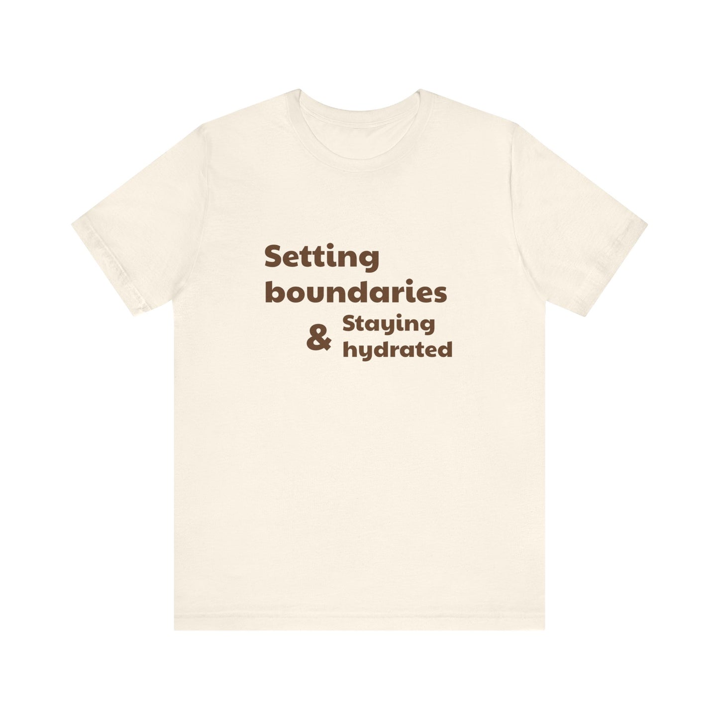 Setting Boundaries Unisex Jersey Short Sleeve Tee