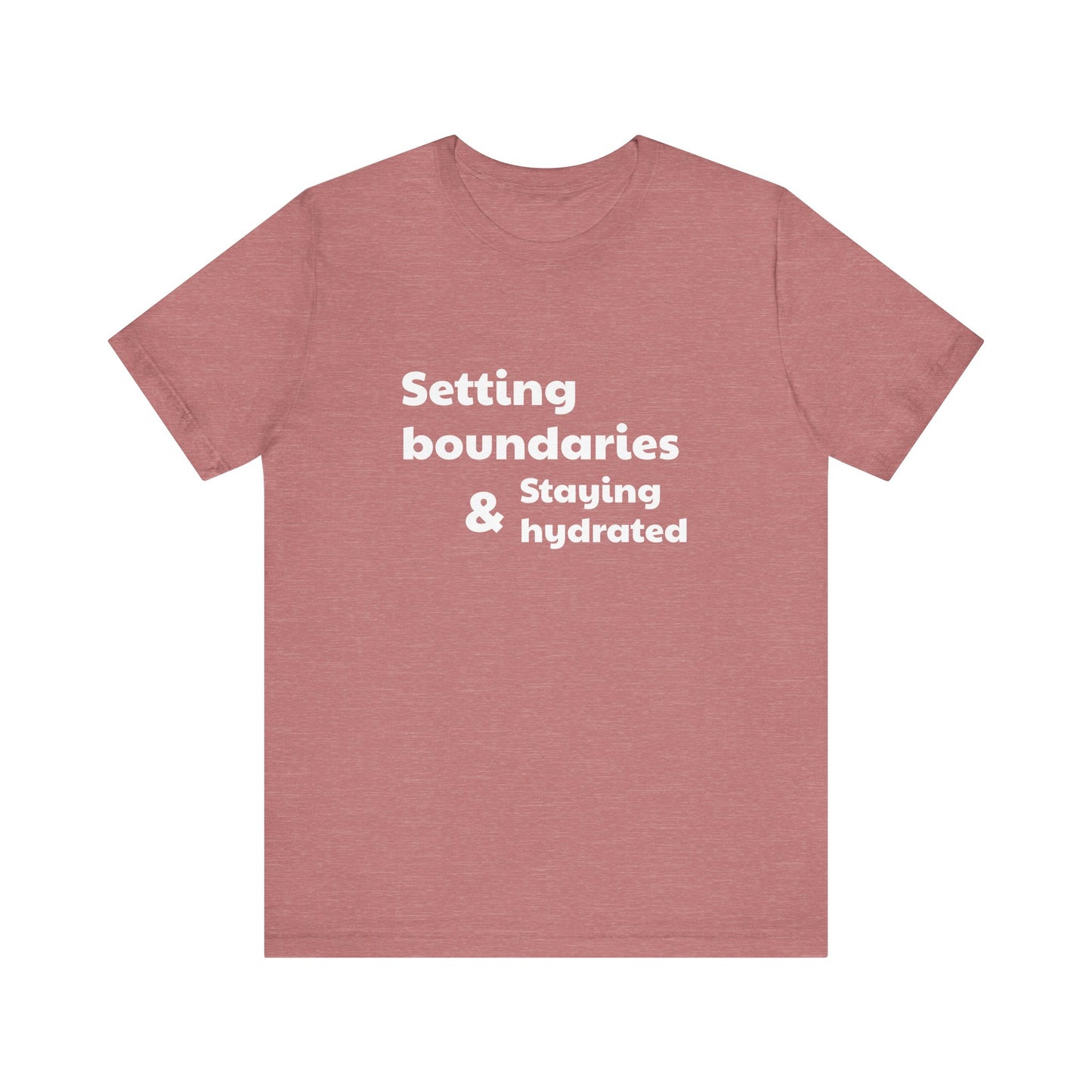 Setting Boundaries Unisex Jersey Short Sleeve Tee