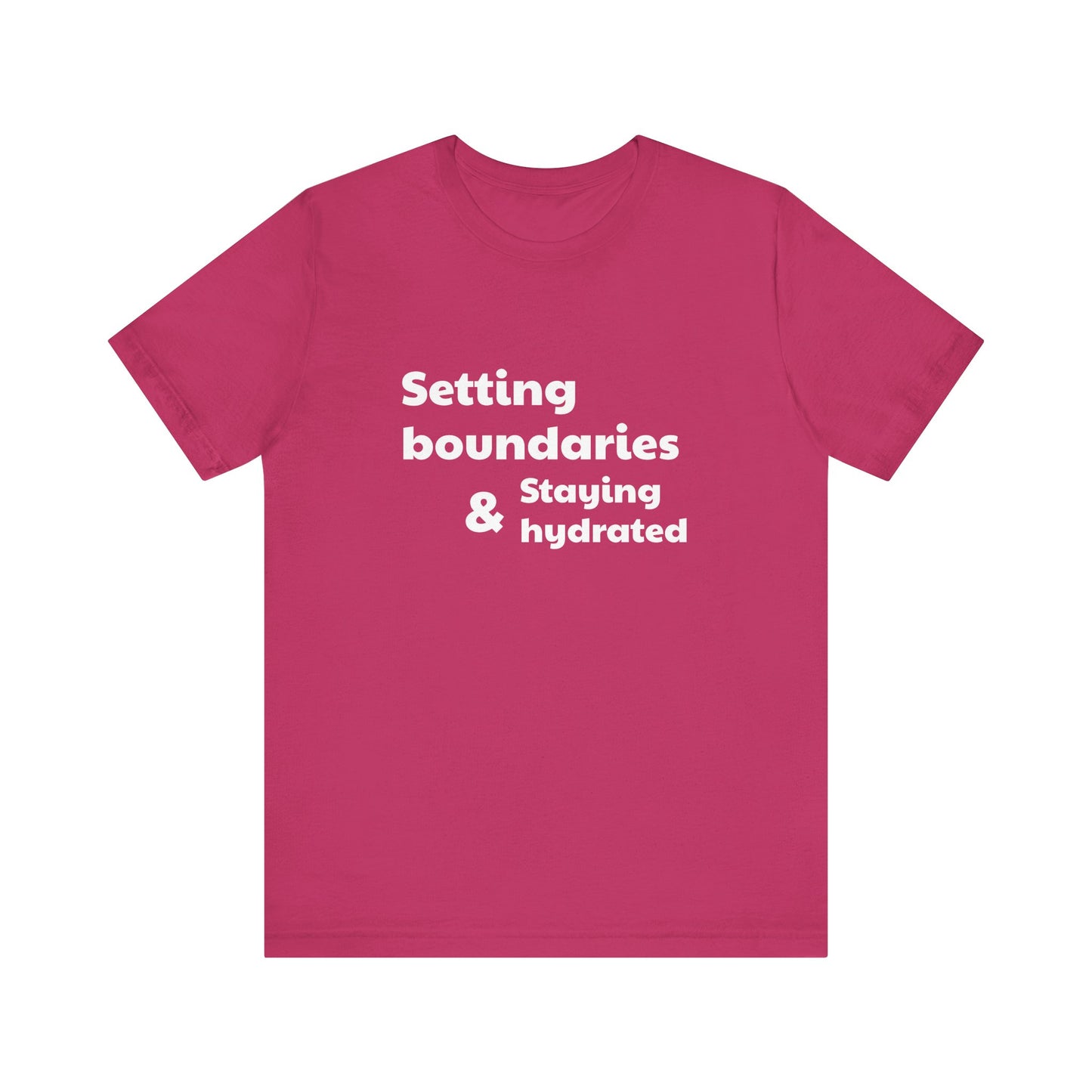 Setting Boundaries Unisex Jersey Short Sleeve Tee