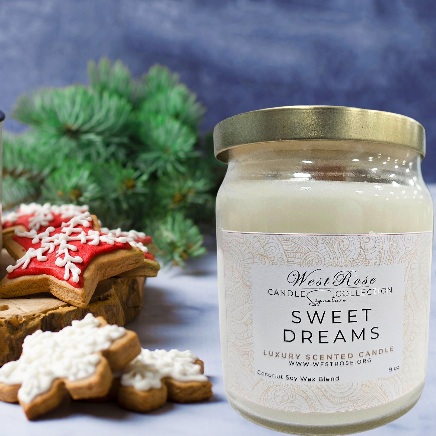 Signature Luxury Candle 9 oz, Sweet Dreams