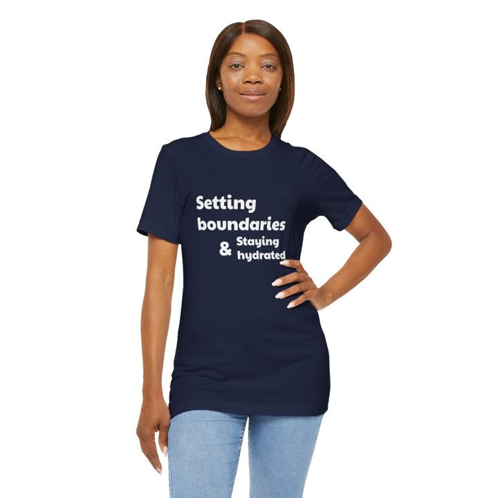 Setting Boundaries Unisex Jersey Short Sleeve Tee