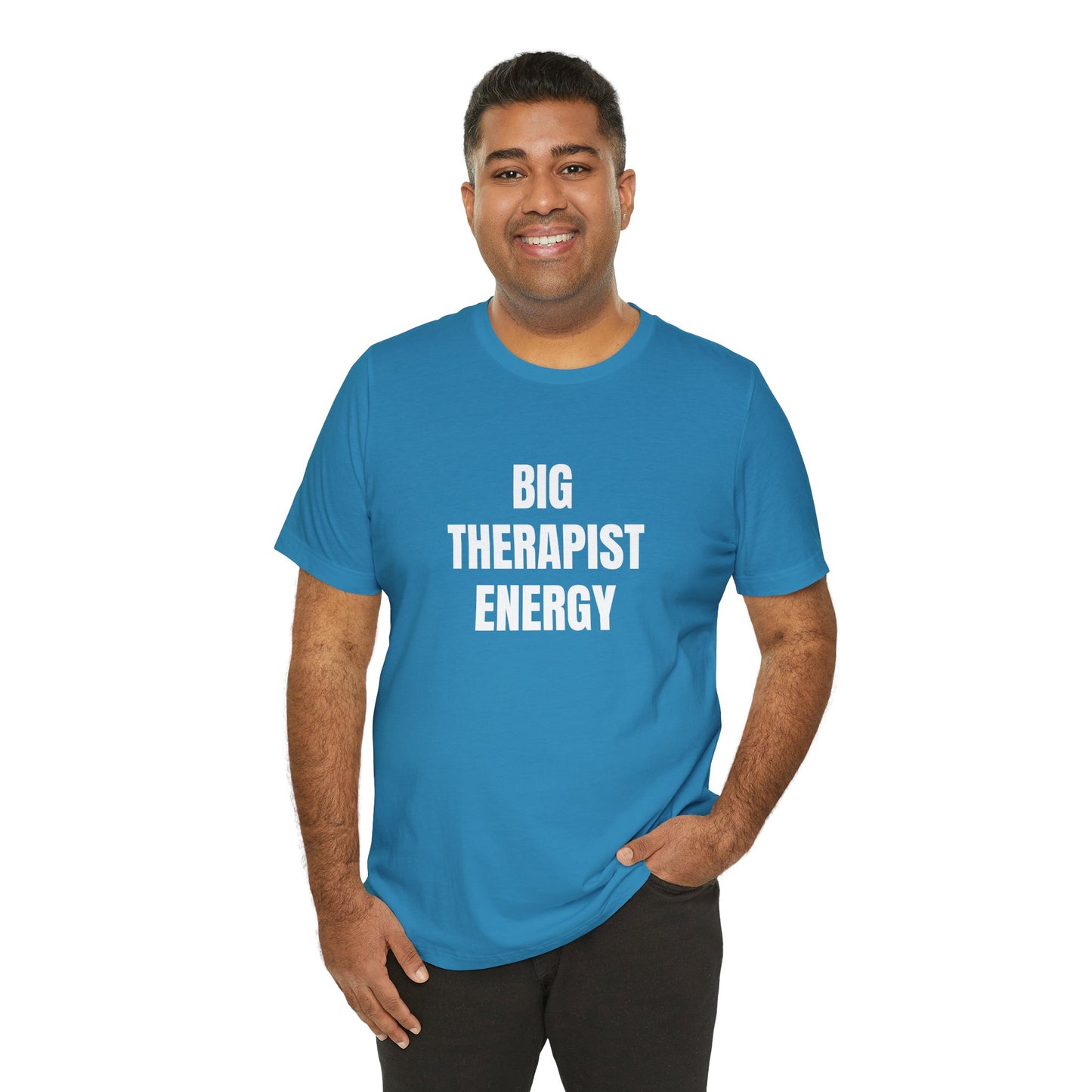 Big Therapist Energy Unisex Jersey Short Sleeve Tee