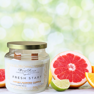 Signature Luxury Candle 15 oz, Fresh Start